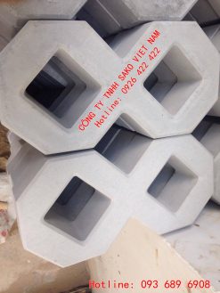 Gạch trồng cỏ 2 lỗ bóng