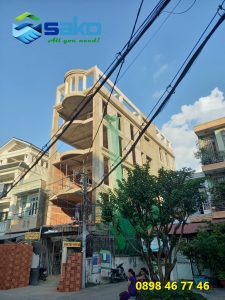 Nhà cao tầng, văn phòng cho thuê xử dụng gạch nhẹ AAC