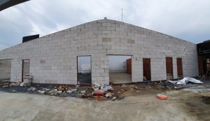 Gạch siêu nhẹ xây nhà kho tại Bình Dương