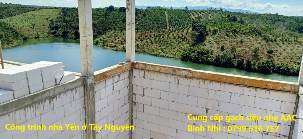 Gạch AAC xây nhà yến