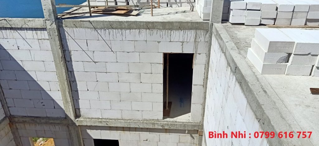 Gạch AAC xây nhà yến