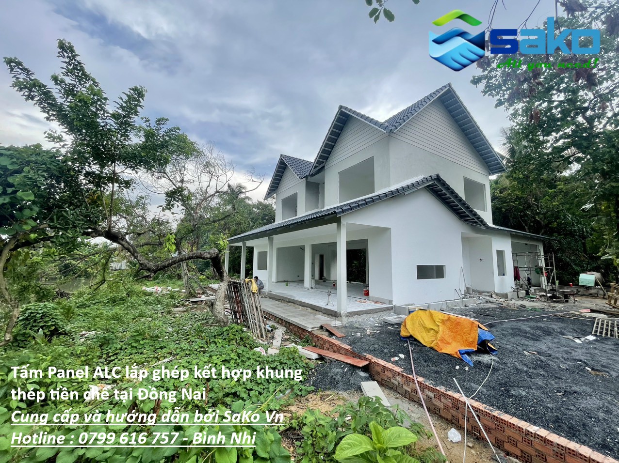 Panel ALC lắp ghép tại Đồng Nai