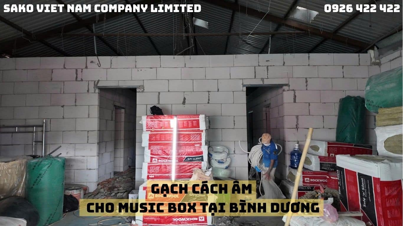 Gạch Block cách âm, chống cháy xây quán Karaoke
