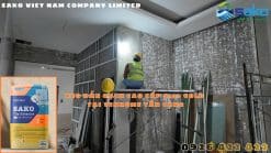 Keo dán gạch S102 GOLD tại VINHOMES Tân Cảng