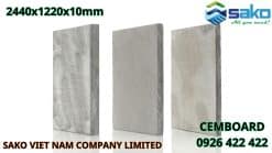 Tấm CemBoard 2440x1220x10mm chính hãng, giá tốt - SAKO Việt Nam