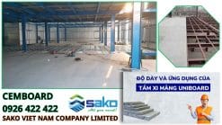 Alternative view of Tấm CemBoard 2440x1220x20mm - Giải pháp lót sàn, vách tường siêu bền