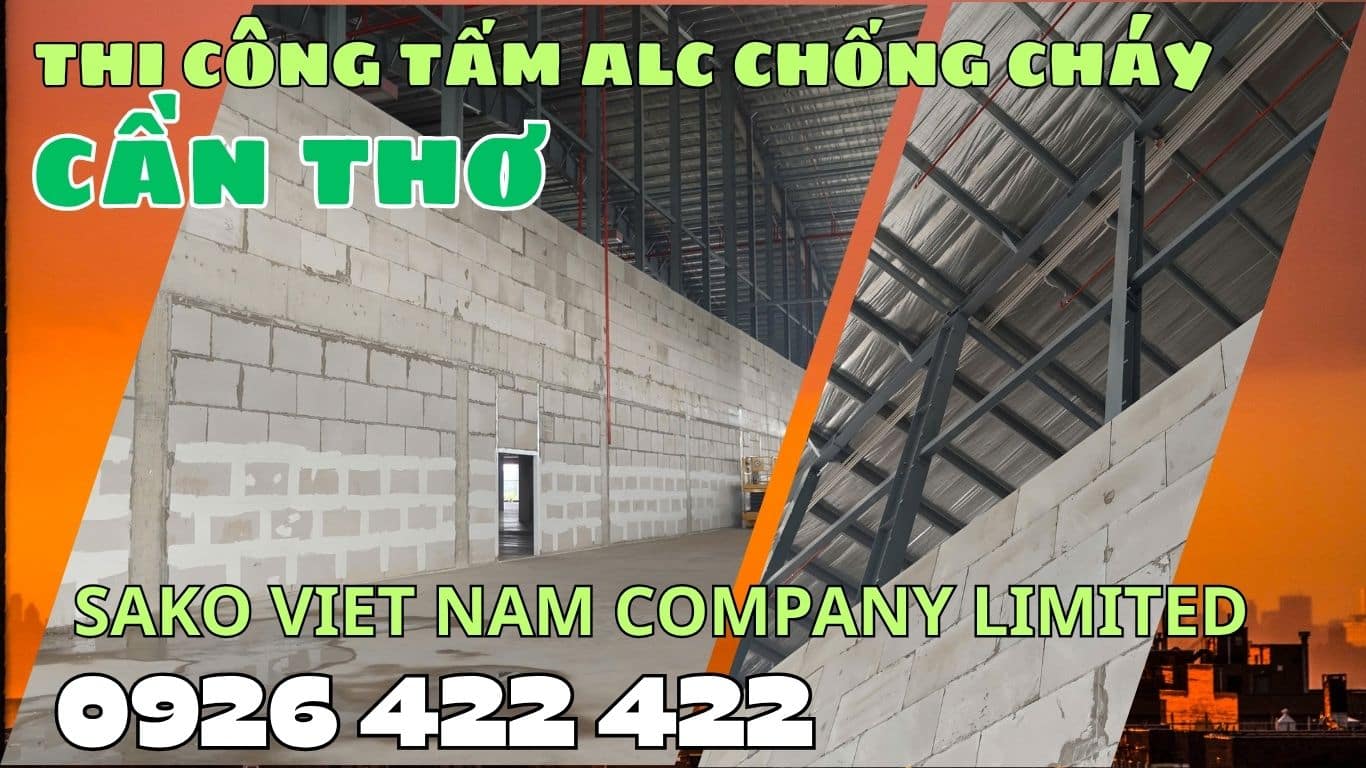 Tấm ALC chống cháy tại Cần Thơ - Vách ngăn EI 240 cho nhà máy