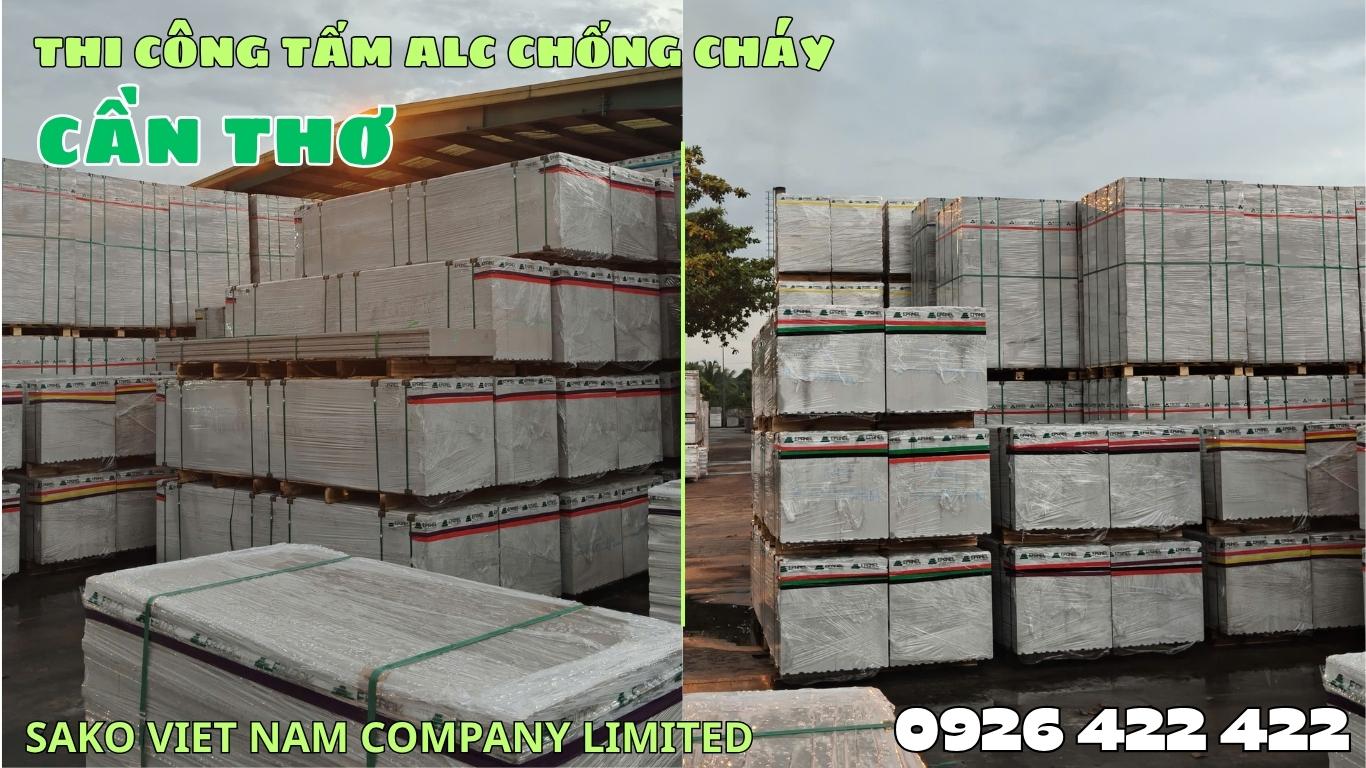 Tấm ALC chống cháy tại Cần Thơ - Vách ngăn EI 240 cho nhà máy