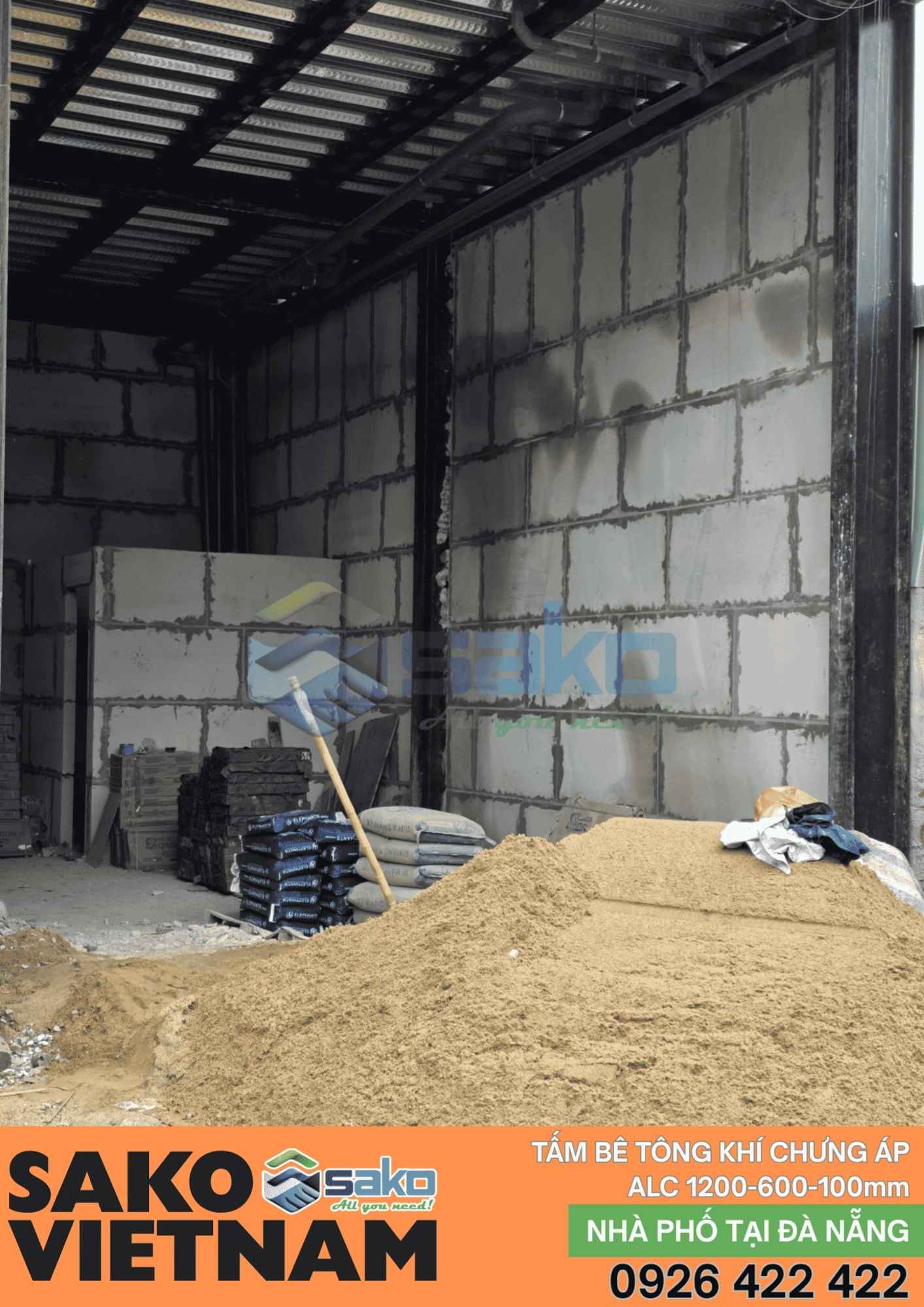 Tấm bê tông khí chưng áp ALC tại Đà Nẵng