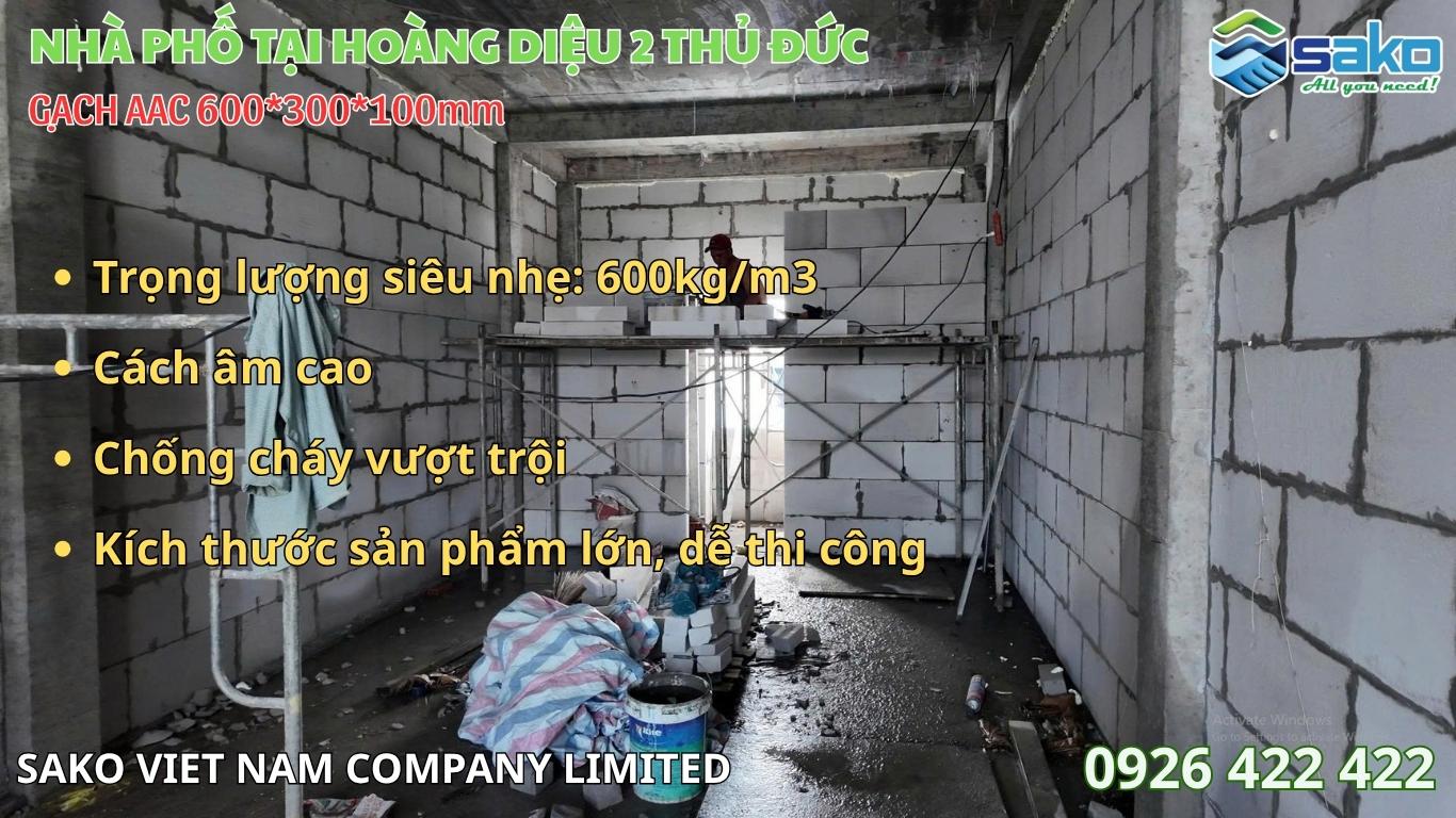 Xây nhà phố bằng gạch AAC tại Thủ Đức: Giải pháp kỹ thuật thi công 2027
